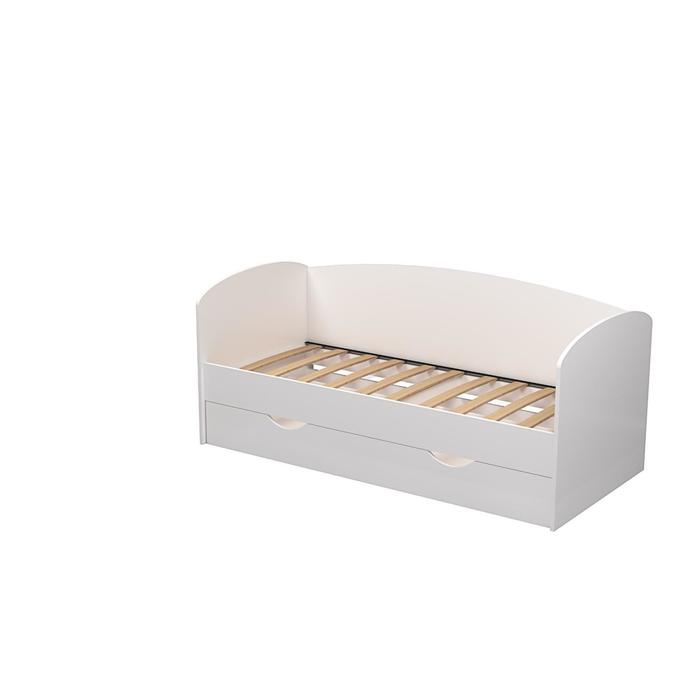 Кровать «Бейли», 700 × 1900 мм, с ортопедическим основанием, цвет белый - фото 1889493916
