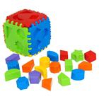 Игрушка-сортер развивающая Educational cube, 24 детали - Фото 2
