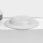 Набор керамической посуды Доляна «Мрамор», 24 предмета: тарелки d=19/21/24 см, чайная пара 200 мл, цвет серый - Фото 12