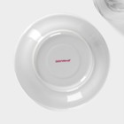 Чайная пара керамическая Доляна «Мрамор», 2 предмета: чашка 200 мл, блюдце d=14,5 см, цвет серый - Фото 5