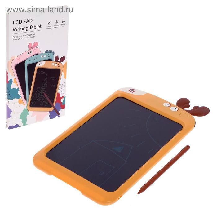 Планшет для рисования LСD, «Лось», с ручкой - Фото 1