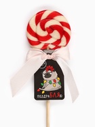 Леденец новогодний на палочке «Мопс», со вкусом клубники, 15 г - Фото 2