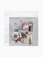 Брошь новогодняя «Снеговик со снежинкой», разноцветная в серебре - Фото 6