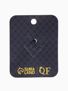 Зажим для кардигана «Перья», цвет белый в чернёном золоте - Фото 10