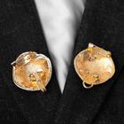 Зажим для кардигана «Этнос», цвет красно-зелёный в золоте - Фото 3