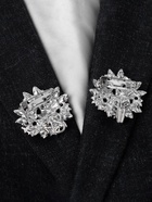 Зажим для кардигана «Соцветие», радужный в серебре - Фото 7