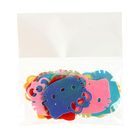 Пайетки на блистере набор 5 пакетов (8,5 грамм - 1 пакет) "Киса" - Фото 2