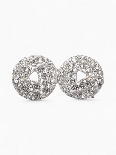 Зажим для кардигана «Бермуды», цвет белый в серебре