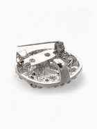 Зажим для кардигана «Бермуды», цвет белый в серебре - Фото 4