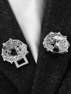 Зажим для кардигана «Бермуды», цвет белый в серебре - Фото 7