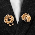 Зажим для кардигана «Бермуды», цвет белый в золоте - Фото 7