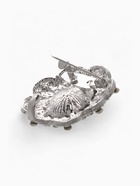 Зажим для кардигана «Акцент», цвет белый в серебре - Фото 5