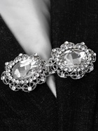 Зажим для кардигана «Акцент», цвет белый в серебре - Фото 6