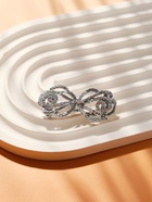 Зажим для кардигана «Петли», цвет радужный в серебре - Фото 5