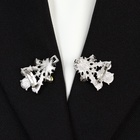 Зажим для кардигана «Барокко», цвет серый в серебре - Фото 8