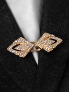 Зажим для кардигана «Пики», цвет белый в золоте - Фото 6