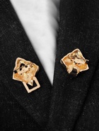 Зажим для кардигана «Пики», цвет белый в золоте - Фото 7