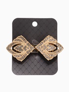 Зажим для кардигана "Пики", цвет белый в золоте - фото 809170147