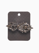 Зажим для кардигана «Асимметрия», цвет серый в сером металле - Фото 5