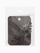 Зажим для кардигана «Асимметрия», цвет серый в сером металле - Фото 8