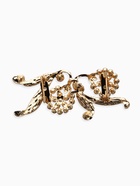 Зажим для кардигана «Ягоды», малиновый в золоте - Фото 2