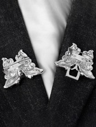 Зажим для кардигана «Бабочки», цвет розовый в серебре - Фото 8