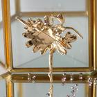 Брошь «Балерина» ромашка, цвет бело-розовый в золоте - Фото 2