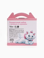 Набор посуды подарочный, 3 предмета: кружка 200 мл, тарелка 19 см, салатник 250 мл, «Кошечка Мари», Коты Аристократы - фото 121700714