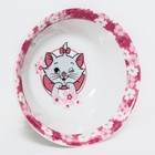 Набор посуды из керамики, 3 предмета: тарелка Ø 16,5 см, миска Ø 14 см, кружка 200 мл, "Кошечка Мари", Коты Аристократы - фото 7761436