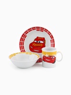 Набор посуды керамической детской, 3 предмета: кружка 200 мл, тарелка 19 см, салатник 250 мл, Тачки - Фото 19