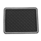 Коврик противоскользящий со стразами, 17×14 см, черный - Фото 2