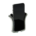 Держатель для телефона, в дефлектор, со стразами - Фото 3