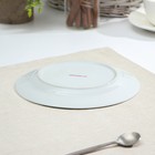 Тарелка керамическая десертная Доляна «Маки», d=19 см, цвет белый - Фото 3
