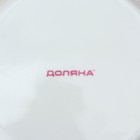 Тарелка керамическая десертная Доляна «Маки», d=19 см, цвет белый - Фото 4