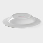 Тарелка глубокая Доляна «Маки», 600 мл, d=20.5 см, керамика, белая - Фото 3