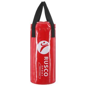 Боксёрский мешок BOXER, вес 8 кг, на ленте ременной, цвет красный