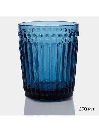 Стакан «Босфор», 250 мл, стекло, синий