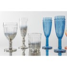 Бокал стеклянный для шампанского «Босфор», 180 мл, 7×20 см, цвет синий - Фото 4
