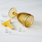 Бокал для вина Magistro «Босфор», 250 мл, 8.5×16.5, стекло, жёлтый - Фото 6