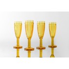 Бокал изстекла для шампанского «Босфор», 160 мл, 7×7×20 см, цвет жёлтый - Фото 3