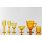 Бокал стеклянный для шампанского «Босфор», 160 мл, 7×7×20 см, цвет жёлтый - Фото 4