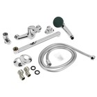 Смеситель для ванны ZEIN Z0252, картридж керамика 35 мм, с душевым набором, хром - Фото 11