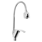 Смеситель для кухни ZEIN Z66350352, гибкий излив, картридж 40 мм, двухрежимный аэратор, хром - Фото 4