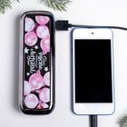 Подарочнный набор новогодний женский «Чудесных моментов»: ежедневник и зарядное устройство (4500 mAh) - Фото 7