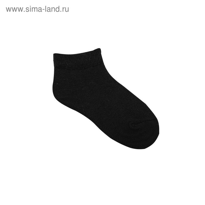 Носки детские, цвет чёрный, размер 18 - Фото 1