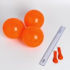 Шар латексный 5", пастель, набор 100 шт., водные бомбочки,цвет оранжевый - фото 9071595
