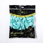 Шар латексный 5" «Макарун», набор 100 шт., водные бомбочки, цвет бирюзовый 4986441