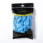 Шар латексный 12", пастель, набор 50 шт., цвет голубой - Фото 3