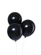 Воздушные шары латексные 12", пастель, 5 шт., чёрные - Фото 2