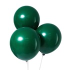 Шар латексный 12", пастель, набор 5 шт., цвет темно-зелёный - фото 318385573